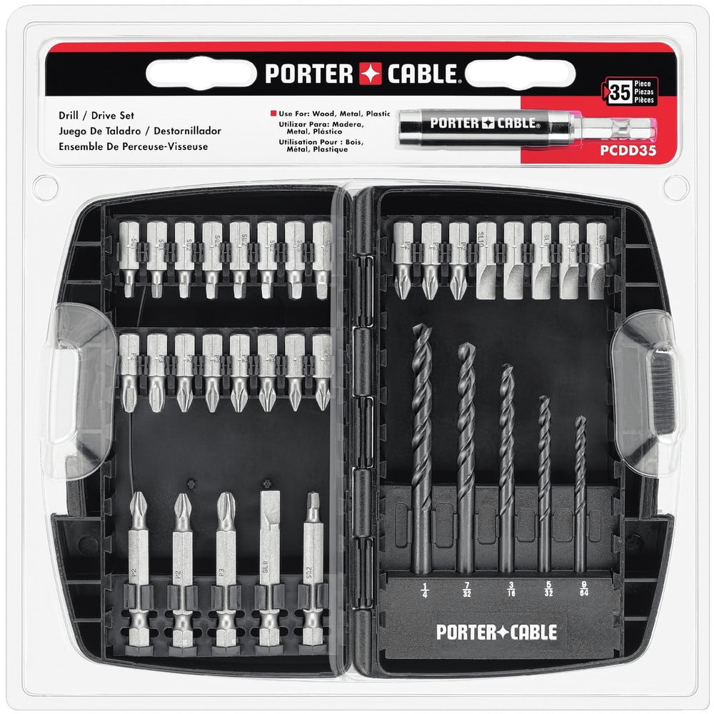 PorterCable PCDD35 35Piece Drilling and Driving Bit Set