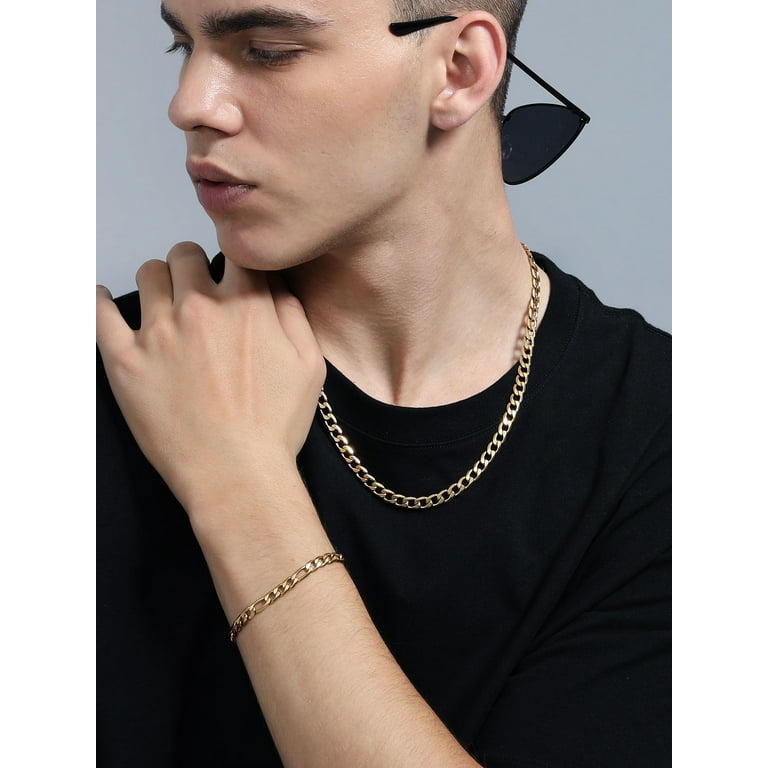 ChainsProMax Mens Curb Chain Necklace 6MM Width 20