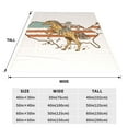 thumbnail image 3 of Bixox Fleece Blanket Vintage Wild West Cowboy Pattern Super Soft Double-Sided Microfiber Flannel Blanket for Sofa, Bed, Couch,Suitable for All Seasons - 60"x50", 3 of 5