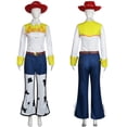 thumbnail image 2 of Halloween Cosplay Costume Cowgirl, Space Theme Western Outfit for Stage Performance, Party and Role Play Events,Size 2XL, 2 of 7