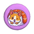 thumbnail image 2 of Balery Corgi In Sushi Rolltire Cover Waterproof Dust-Proof, Universal Spare Wheel Tire Cover For Trailer, Rv, Suv Truck And Vehicle Camper Accessories-14 Inch, 2 of 9