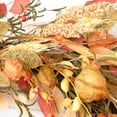 thumbnail image 5 of 22-23 inch Fall Wreath Berries Front Door Wreath Artificial Leaves Grain Wreath Harvest Wheat Ears Garland Autumn Wreath for Front Door Home Wall Party Fall Festival Decor, 5 of 6