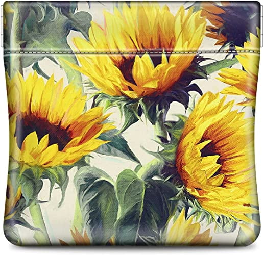 Fintie Squeeze Coin Purse,PU Leather Coin Pouch Change Holder for Woman