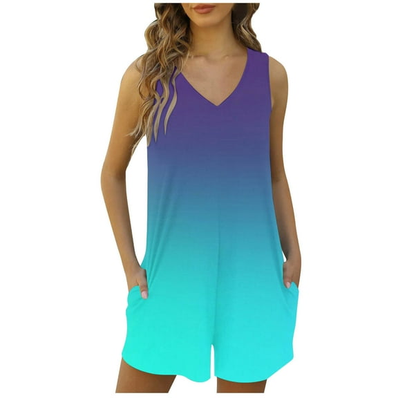 Kmdttou 2025 New Fashion Women's Summer Women's Pocket Suspender Shorts Jumpsuit Strap Pants with Pockets Clothes on Clearance!