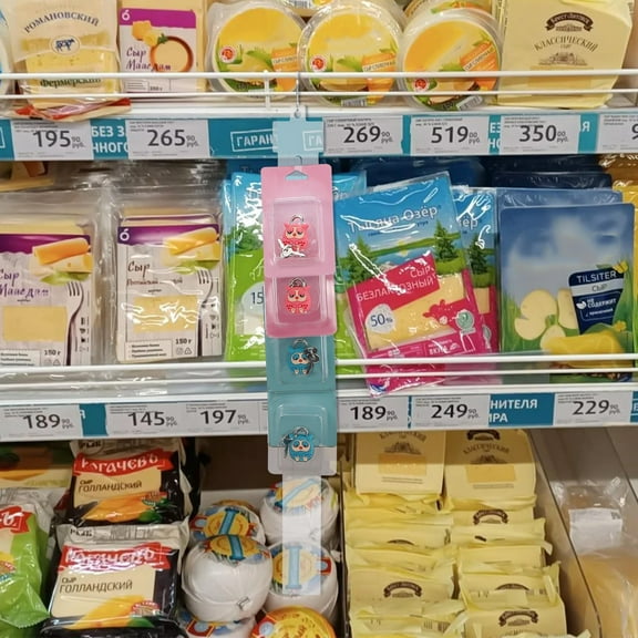 Beaupretty 20Set Hanging Strips for Merchandising with Hooks Plastic Material