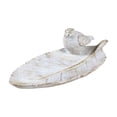 thumbnail image 2 of Bird Jewelry Tray Decorative Ring Dish,Antique Bird & Leaf Jewelry Tray Organizer, Vintage Gold Decorative Ring Dish for Dresser Top, Elegant Resin Catchall Bowl (White), 2 of 7