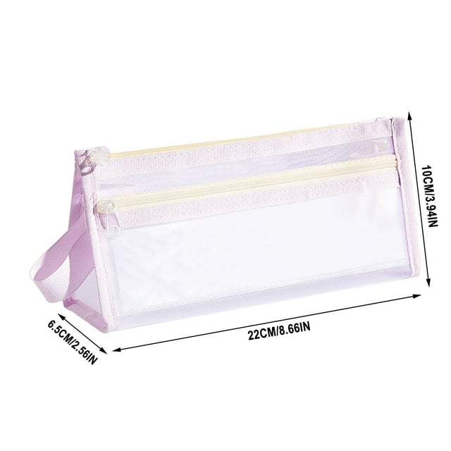 Pens for School, School Season Students Large Capacity Net Pen Bag Stationery Bag