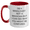 White/Red, variant on Funny Mixologist Gifts from Men to Men, A Unique Two Tone Coffee Mug for Him on Father's Day, I'm A Mixologist Not A Magician But I Can See Why You Might Be Confused, White and Colorful