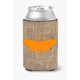 thumbnail image 1 of Aislador De Bebidas De Lata O Botella De Arpillera Y Naranja Hugger Bb1059, 1 of 1
