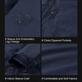thumbnail image 5 of KIHOUT Fall and Winter Mens Coat Plus Size Men's Fashion Casual Solid Color Pockets Zipper Long Sleeve Hooded Casual Outwear Coat, 5 of 6