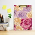thumbnail image 6 of Flowers Roses and Floral Acrylic Clipboards 12 x 9 Inch A4 Size with Low Profile Clip Hanging Clipboard for Classroom School Office, 6 of 8