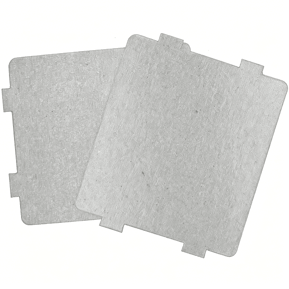 HIBIBUD 2 Pcs Microwave Oven Parts Mica Slice Super Thick Heat Insulation Accessories,Waveguide Cover for Frigidaire 5304464061