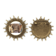 thumbnail image 1 of Animales salvajes terrestres organismo Buffalo Pin de gancho de metal vintage con forma de sol Unbranded M, 1 of 3