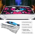 thumbnail image 3 of Hello Kitty Car Windshield Sunshades, Front Windshield Sun Shade, Hardened Sun Visor Shield Cover, Foldable Reflector For Car Truck Suv, Keeps Your Vehicle Cool, 3 of 8