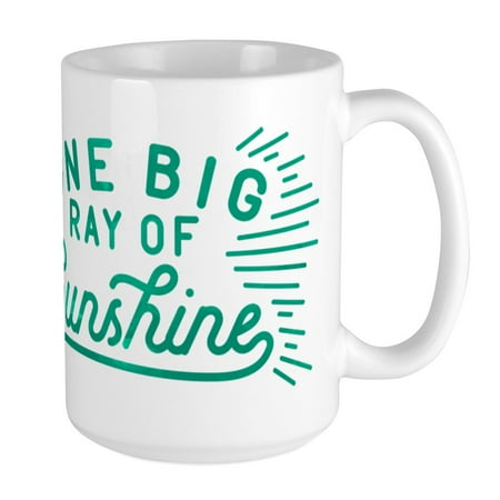 

CafePress - One Big Ray Of Sunshine Large Mug - 15 oz Ceramic Large Mug