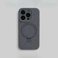 thumbnail image 1 of Compatible with iPhone 16 /Pro/Pro Max Case Stand, Slim Full Camera Protection Liquid Silicone Phone Case Suitable for iPhone 16 /Pro/Pro Max Compatible with MagSafe Ring Magnetic Kickstand, 1 of 5