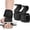Weight Lifting Hooks Black, variant on Gym Gloves Half Finger Sports Gloves Weight Lifting Fitness Gloves Outdoor Sports Cycling Breathable Shock Absorption Workout Gym Gloves For Weightlifting, Fitness, Exercise, Training,Black