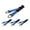 Blue, variant on Mega Cargo Control USA 2” x 72” Off-Road Axle Tie-Down Straps (4-Pack) - WLL: 3333 lbs - Black