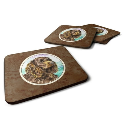 

Carolines Treasures 7008FC American Water Spaniel Foam Coaster Set of 4 3 1/2 x 3 1/2 multicolor