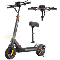 iENYRID Electric Scooter E Scooter with Seat for Adult, 800W 48V 12.5Ah Foldable E-Scooter Electric Skateboard for Adult, 28Mph & 30Miles Range, with Disc Brake & Full Shock Absorption