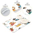 thumbnail image 4 of Dish Drying Mat Kitchen Pad Large Counter Absorbent Dish Mats Drainer Happy Dogs, 4 of 8