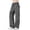 Dark Gray, variant on Hurxie Women's Cargo Pants Baggy Parachute Pants Joggers Y2k Trendy Stretchy High Waist Wide Leg Trousers with Pockets Khaki,M