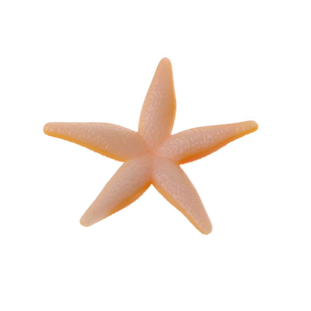 Realistic Plastic Starfish Toys for Kids Animal Simulation Model Pack of 12 