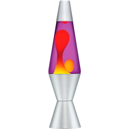 Lava Lamp 14.5u0022 Classic Lamp - Yellow/Purple
