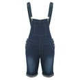 thumbnail image 6 of cllios Men's Bib Overalls Denim Regular Fit Outdoor Work Practical Jeans Jumpsuits Lounge Pocket Overalls Mens Shorts, 6 of 7