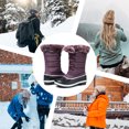 thumbnail image 3 of Bocca Women's Waterproof Snow Boots Purple Warm Winter Insulated Boots 9M, 3 of 6