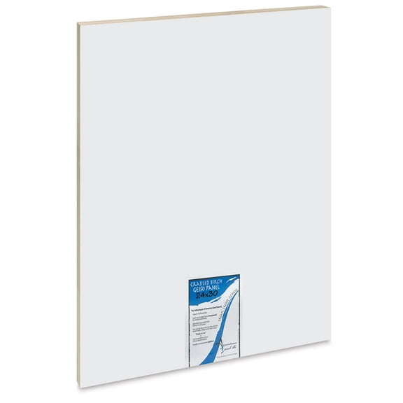 American Easel Gessoed Wood Painting Panel - 24" x 30", 7/8" Cradle