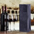 thumbnail image 4 of (12*10*36 cm, negro) Paquete de 10 bolsas de regalo plateadas para botellas de vino y champán, 4 of 5