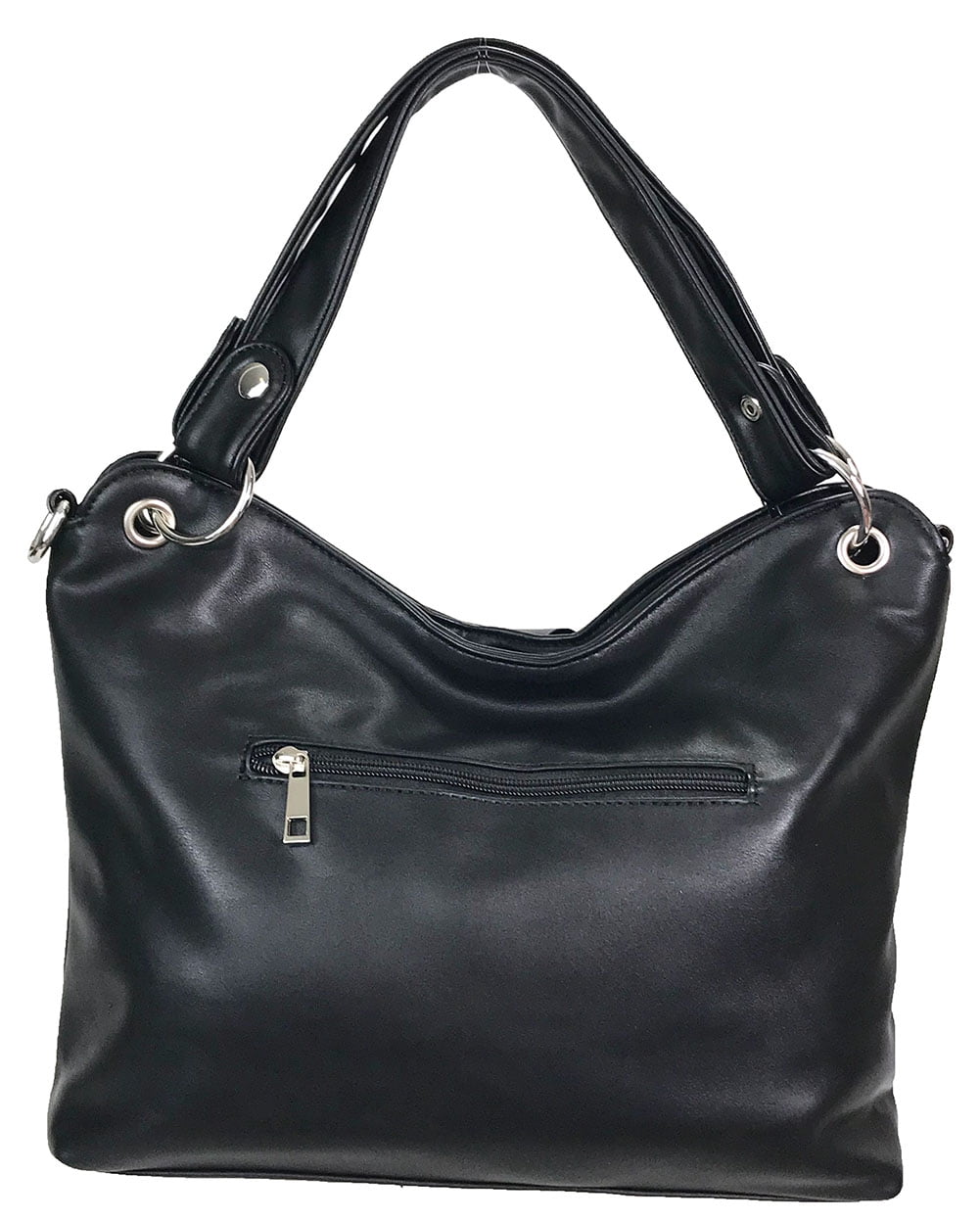 Zzfab Flower Purse Black