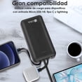 thumbnail image 2 of Power Bank 10000 mah 1Hora Bateria Portatil con 4 Cables Incorporados y Luz Carga Moderno, 2 of 2