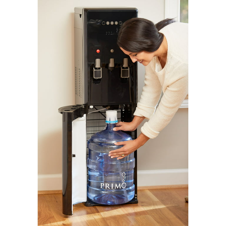 Primo Black Bottom-loading Cold and Hot Water Cooler at