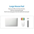 thumbnail image 6 of White Mouse Pad Extended Large Gaming Mousepad XL Big Long Oversized Desk Mat Stitched Edges 31.5 X 11.8 Inch for Home Office, 6 of 6