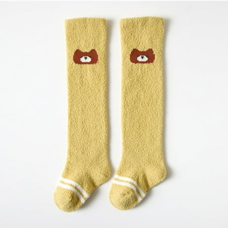 

Toddler Baby Girls Boys Cartoon Warm Sleep Long Socks Knee Socks