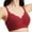 Red, variant on Wire-Free Nursing Bras for Breastfeeding Moms - Soft Cotton Maternity Bras, Daily Comfort & Support (Beige, No Underwire) Beige L