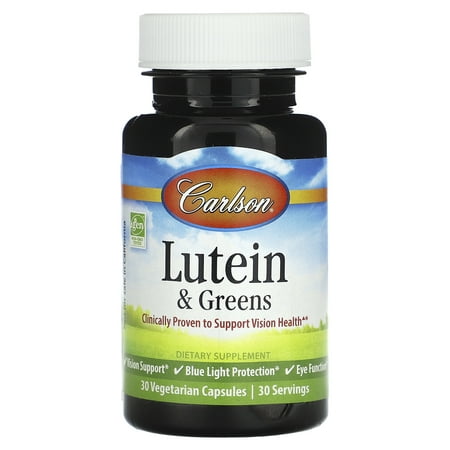 Carlson Lutein & Greens , 30 Vegetarian Capsules