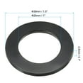 thumbnail image 2 of Uxcell M25 Rubber Flat Washer, 10 Pack 25mm ID 39mm OD 2.5mm Thick Sealing Spacer Gasket Ring, Black, 2 of 6