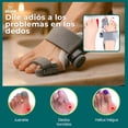 thumbnail image 2 of CORRECTOR DE JUANETES CON ALMOHADILLA Y CORREA DE SUJECIÓN PARA EL TALÓN | 3 FASES DE CORRECCIÓN | 1 PIEZA | GRIS, 2 of 12