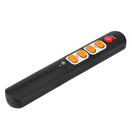 Learning Remote Control with Big Buttons, 6 Keys Universal Remote