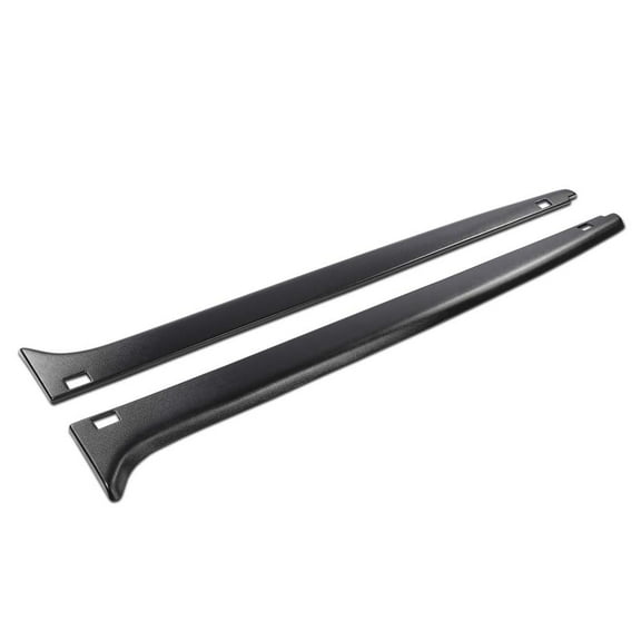 PIT66 Bed Rail Caps Stepside Fit for 1999-2005 Chevy Silverado GMC Sierra 1500 Black