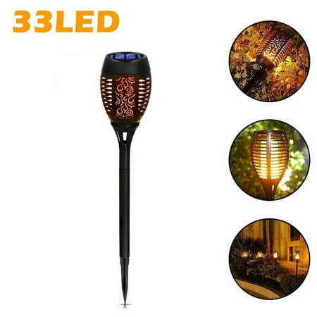 

1/2/4Pcs Solar Flame Torch Light Flickering Light IP65 Waterproof Garden Decoration Outdoor Lawn Path Yard Patio Floor Lamp