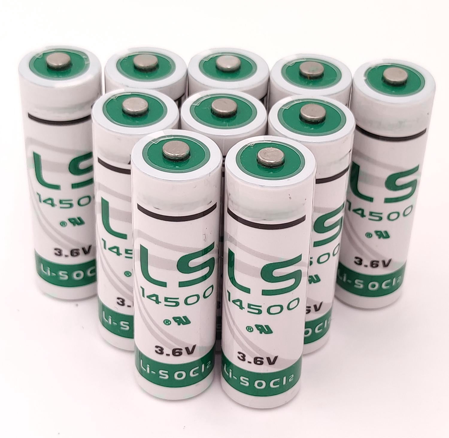 50X LS14500 3.6v Lithium aa Battery 2600mah for LS14500 LS 14500 Battery Applied for Special Testing Electronic Equipment