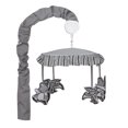 thumbnail image 3 of BabyFad Dinosaur Ensemble de Literie pour Berceau 9 Pcs Gris, 3 of 5