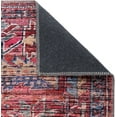thumbnail image 7 of Rugs.com Maahru Collection Washable Rug – 10 Ft Square Rust Red Low-Pile Rug Perfect For Living Rooms, Kitchens, Entryways, 7 of 7