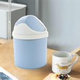 thumbnail image 3 of Plastic Mini Wastebasket Trash Can Tiny Desktop Waste Garbage Bin, 3 of 3