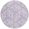 thumbnail image 2 of Addison Rugs Chantille Indoor/Outdoor Transitional Geometric Lavender Washable Round Rug, 8' x 8', 2 of 6