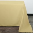 thumbnail image 3 of Your Chair Covers - 90 x 156 Inch Rectangular Polyester Tablecloth Pastel Yellow, 3 of 5